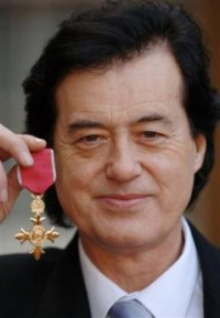 Jimmy Page with OBE